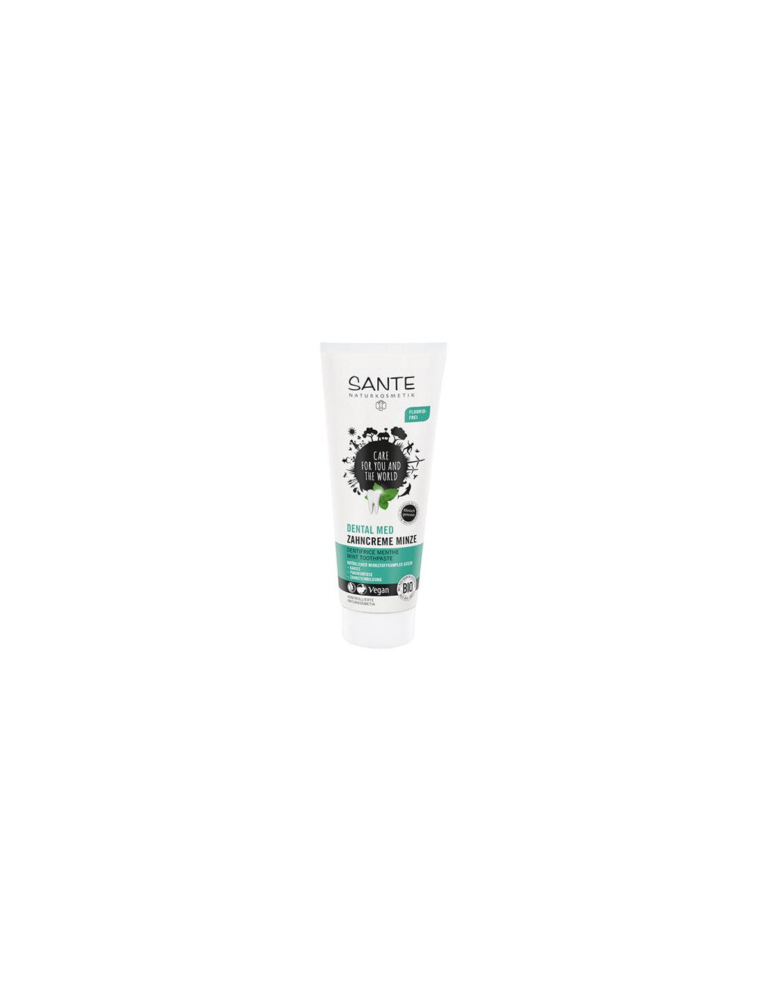 Sante Dentifrico Menta Sin Fluor 75ml