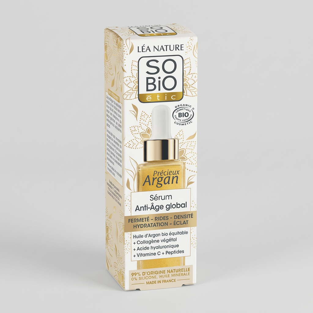 SO'BiO étic Sérum Global de Argán Précieux Argan 30ml - SO'BIO ETIC - cosmética natural