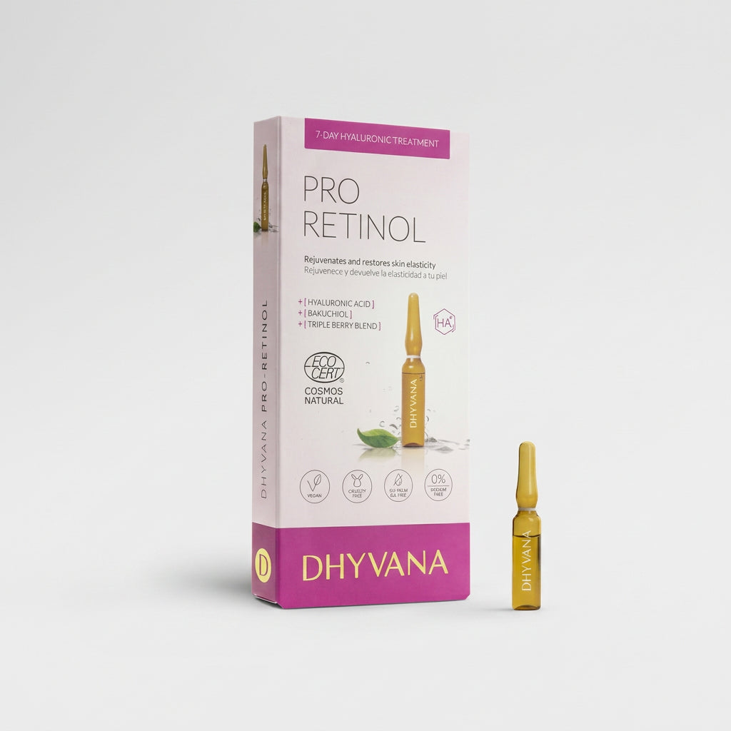 Dhyvana Pro-Retinol Sérum con Bakuchiol 7 Ampollas - DHYVANA - cosmética natural