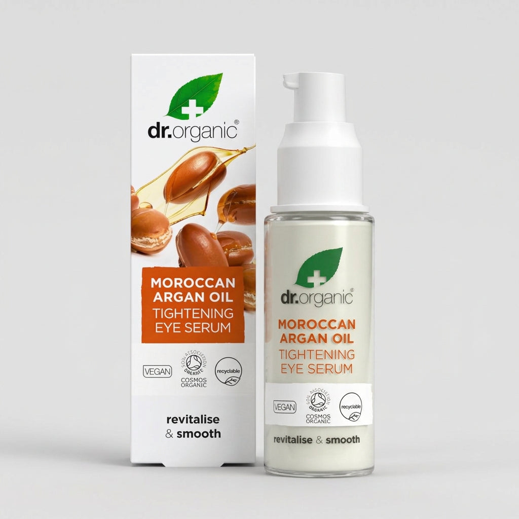 Dr. Organic Sérum Contorno de Ojos de Aceite de Argán 30ml - DR. ORGANIC - cosmética natural