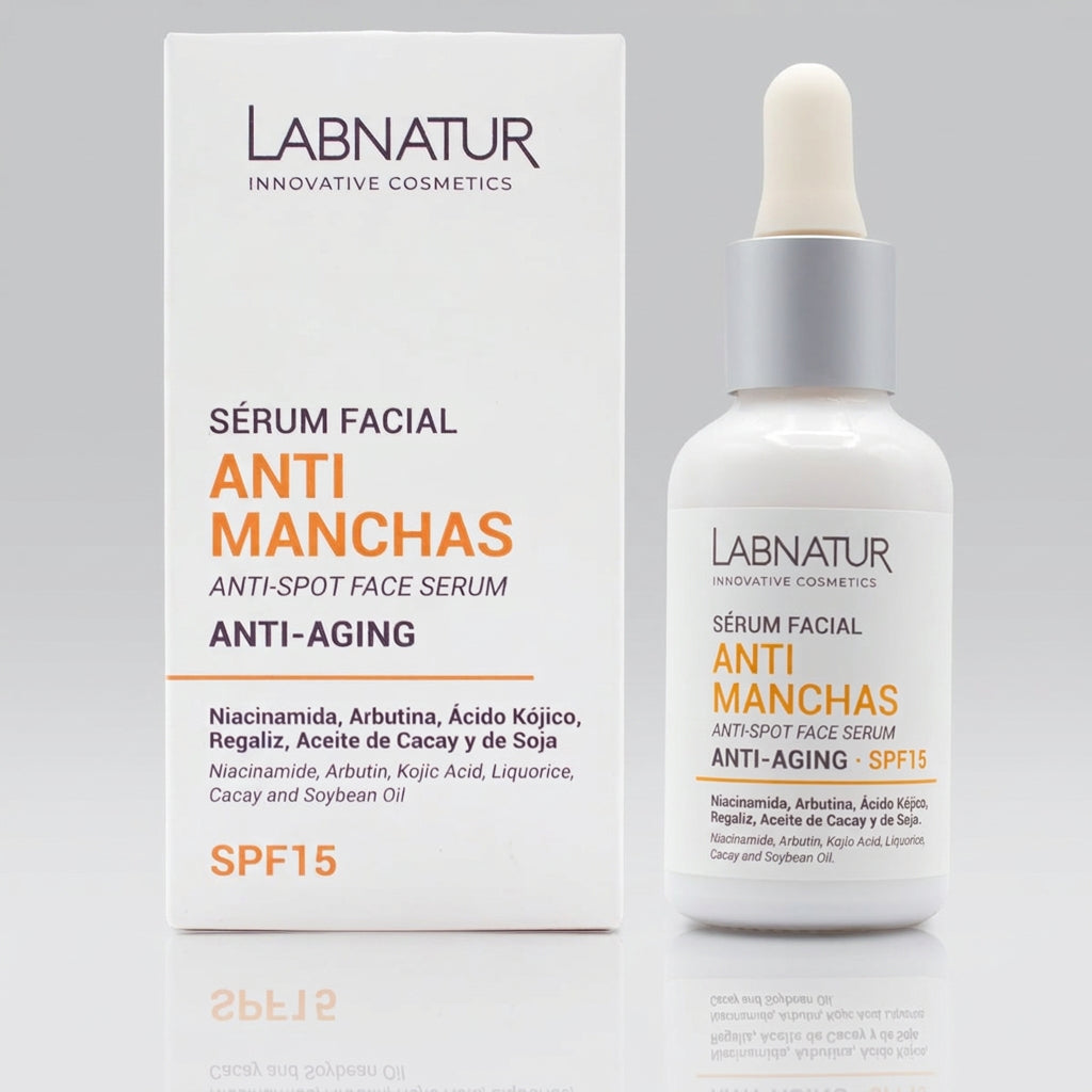 Labnatur Sérum Facial Unificador con Niacinamida y Arbutina SPF15 30ml - LABNATUR BIO - cosmética
