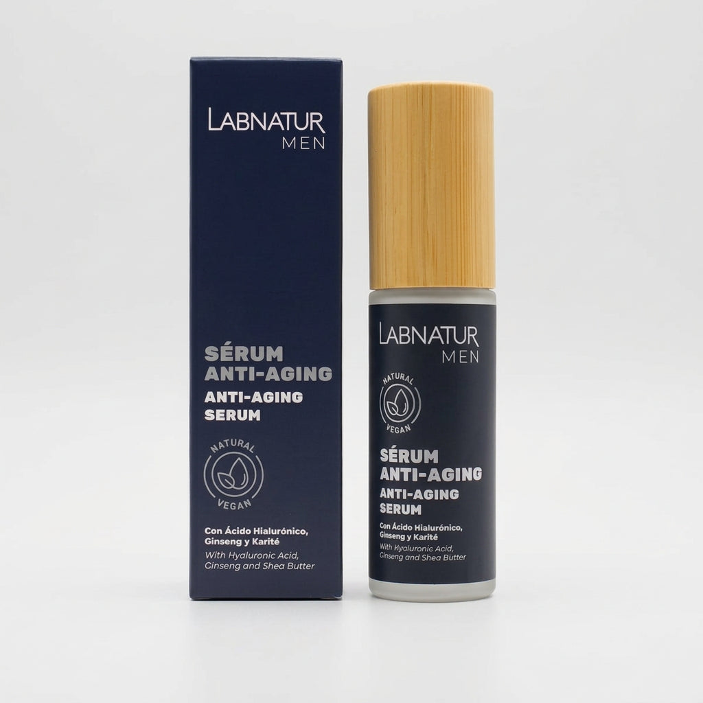 Labnatur Sérum Facial Hombre con Ácido Hialurónico y Ginseng 30ml - LABNATUR BIO - cosmética