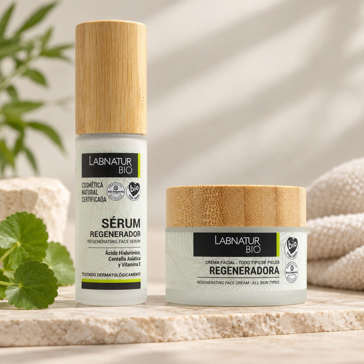 Labnatur Bio Sérum Facial de Centella Asiática y Ácido Hialurónico 30ml - LABNATUR BIO - cosmética