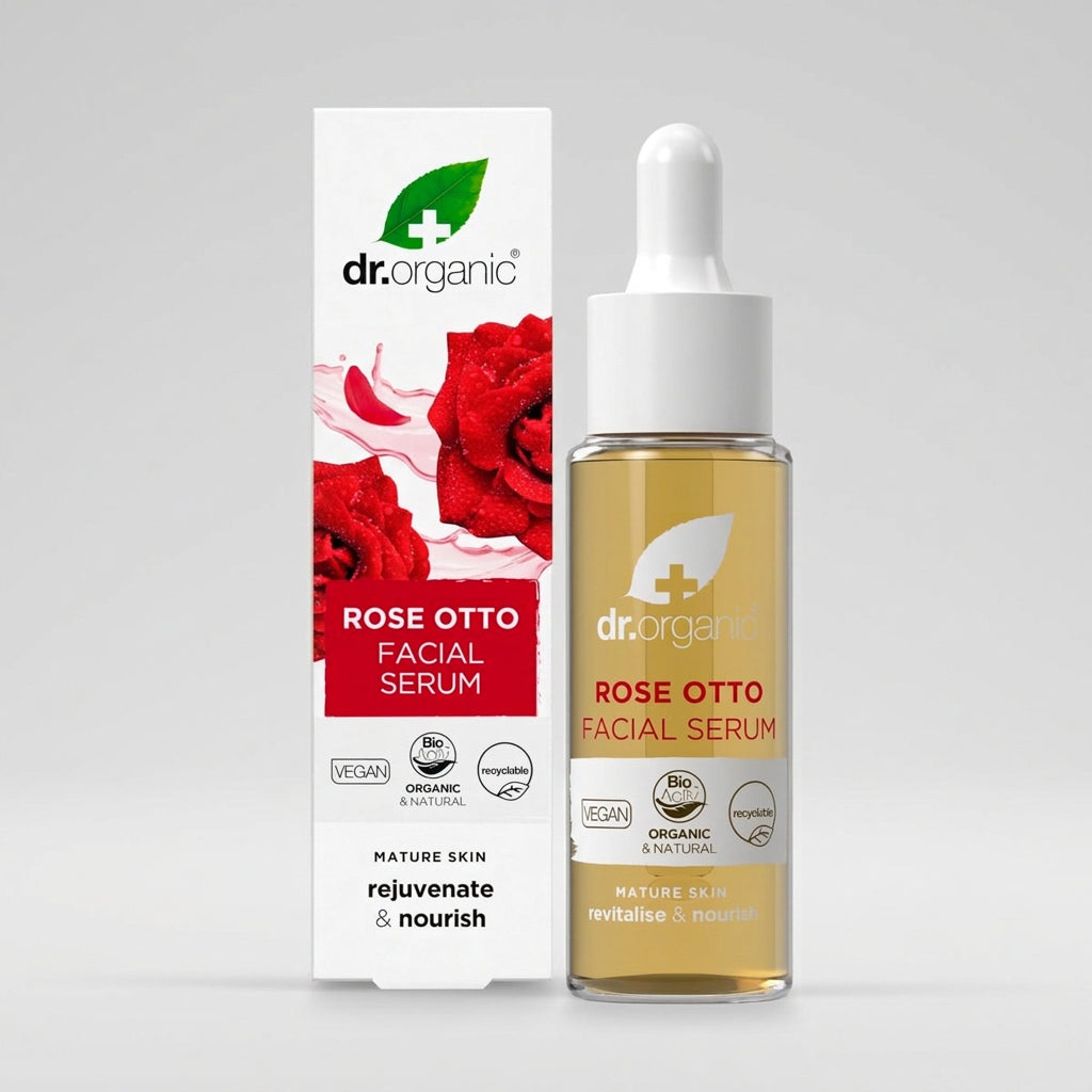 Dr. Organic Sérum Facial de Rosa de Damasco 30ml - DR. ORGANIC - cosmética natural