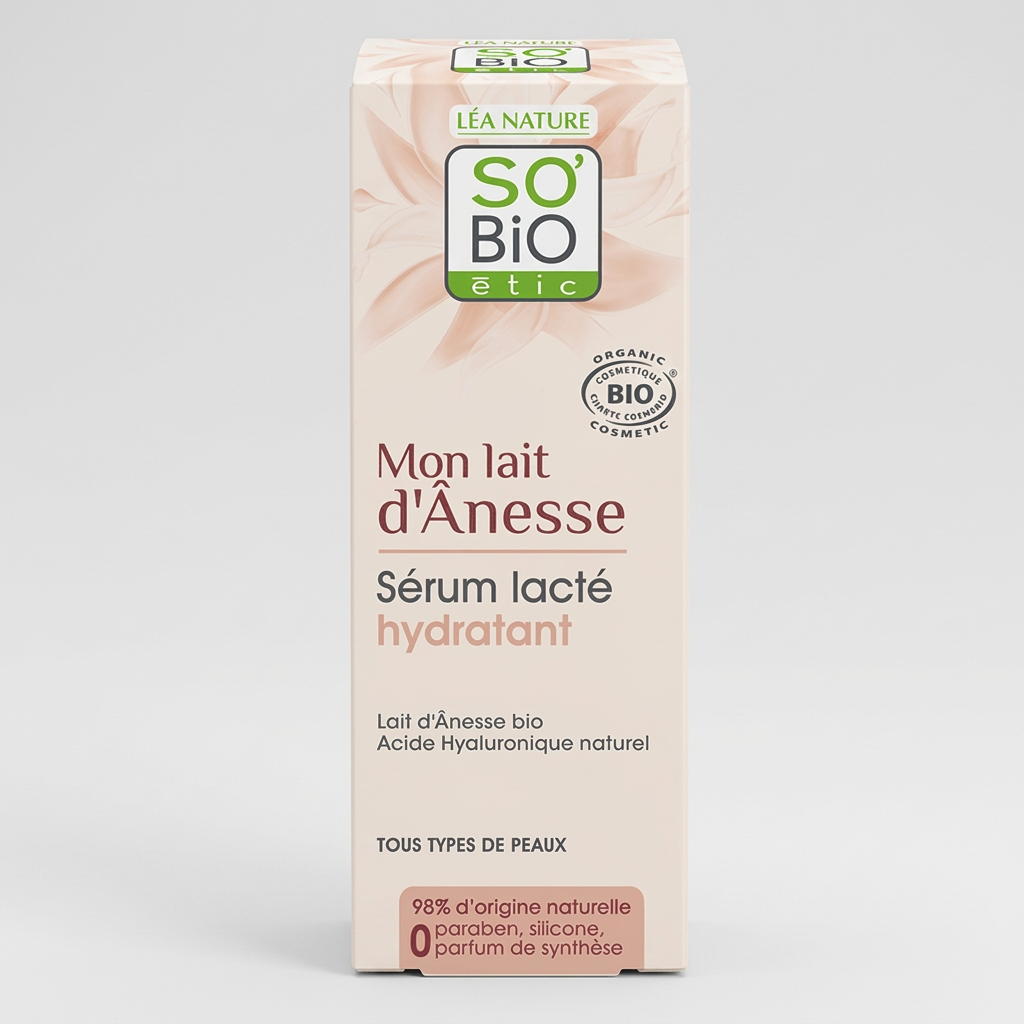 SO'BiO étic Sérum Lácteo Hidratante con Leche de Burra 30ml - SO'BIO ETIC - cosmética natural