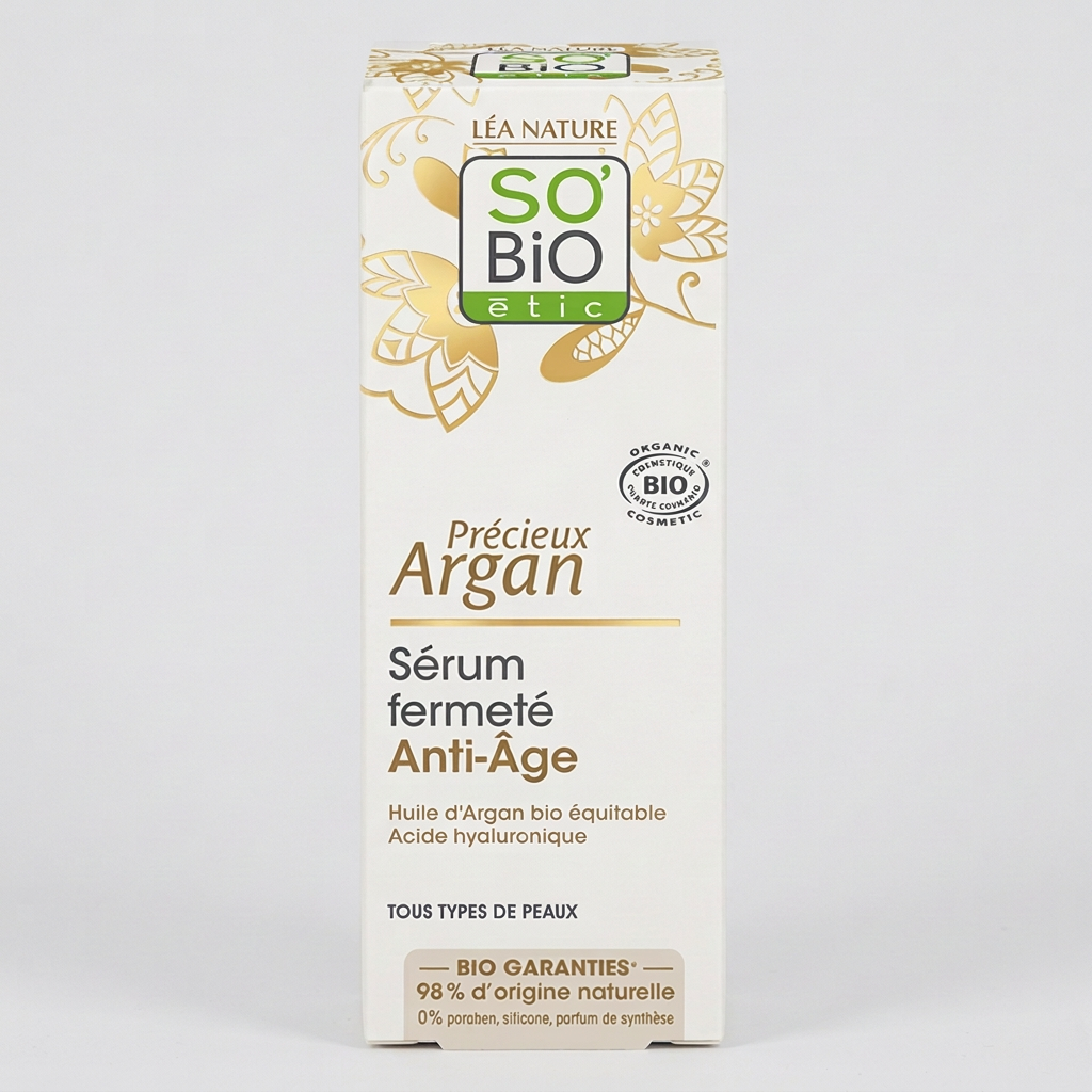 SO'BiO étic Sérum de Ácido Hialurónico y Argán Précieux Argan 30ml - SO'BIO ETIC - cosmética natural