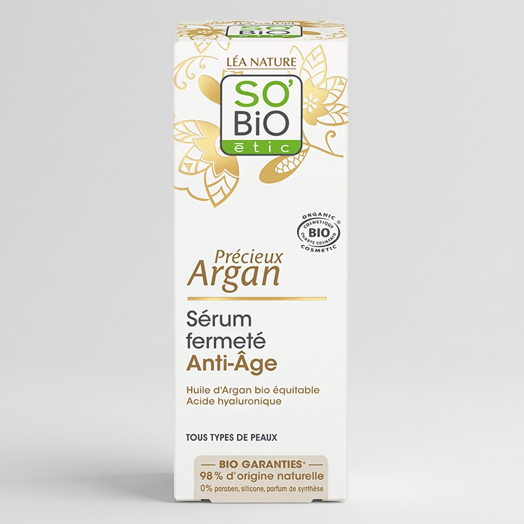 SO'BiO étic Sérum de Ácido Hialurónico y Argán Précieux Argan 15ml - SO'BIO ETIC - cosmética natural