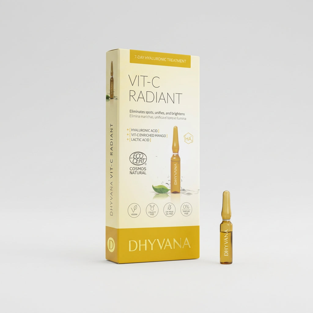 Dhyvana Vit-C Radiant Sérum con Vitamina C 7 Ampollas - DHYVANA - cosmética natural