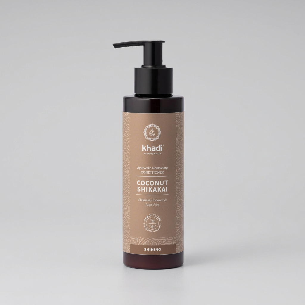 Khadi Acondicionador de Coco y Shikakai 200ml - KHADI - cosmética