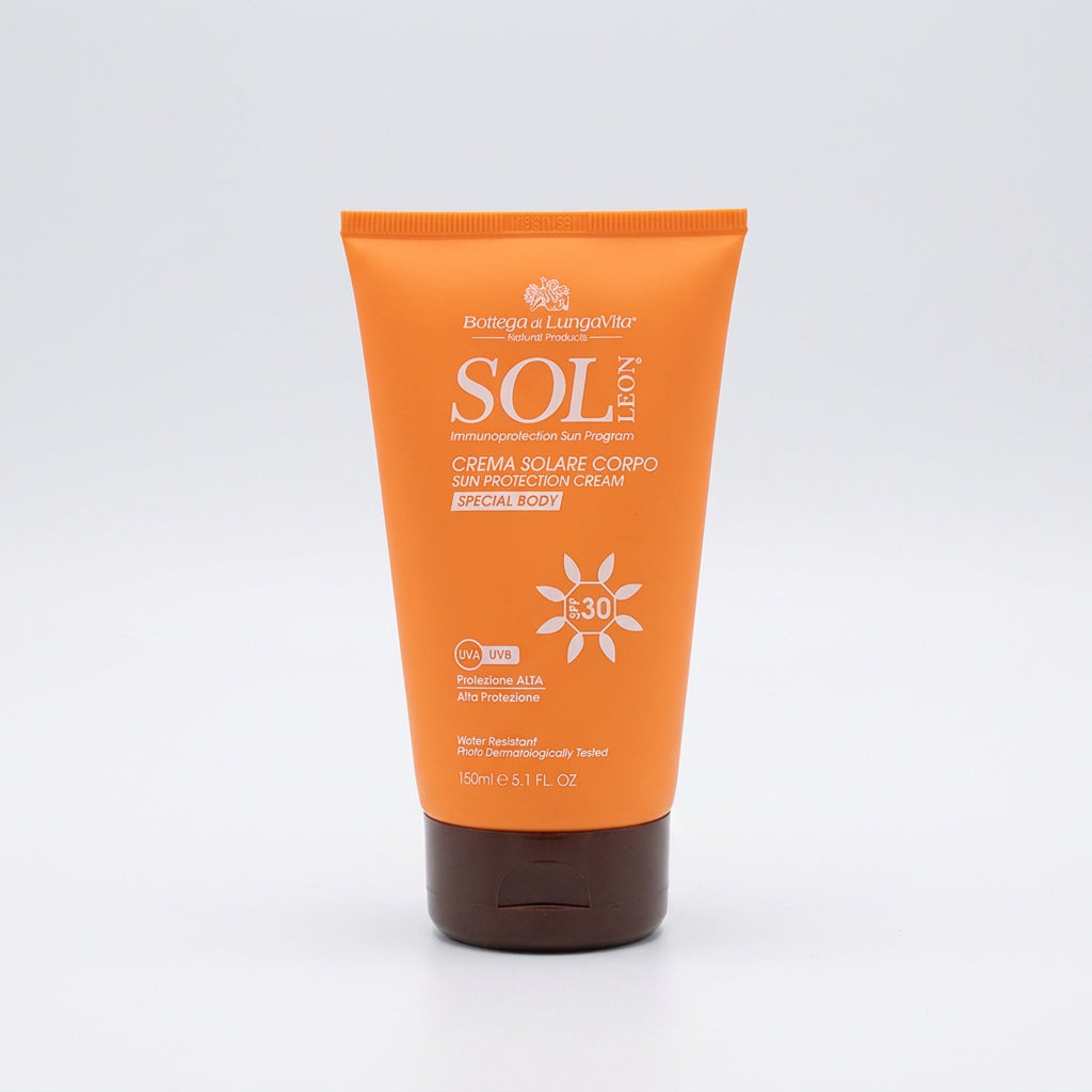Bottega di Lungavita Sol Leon Crema Solar SPF30 Alta Protección 150ml - BOTTEGA DI LUNGAVITA - cosmética
