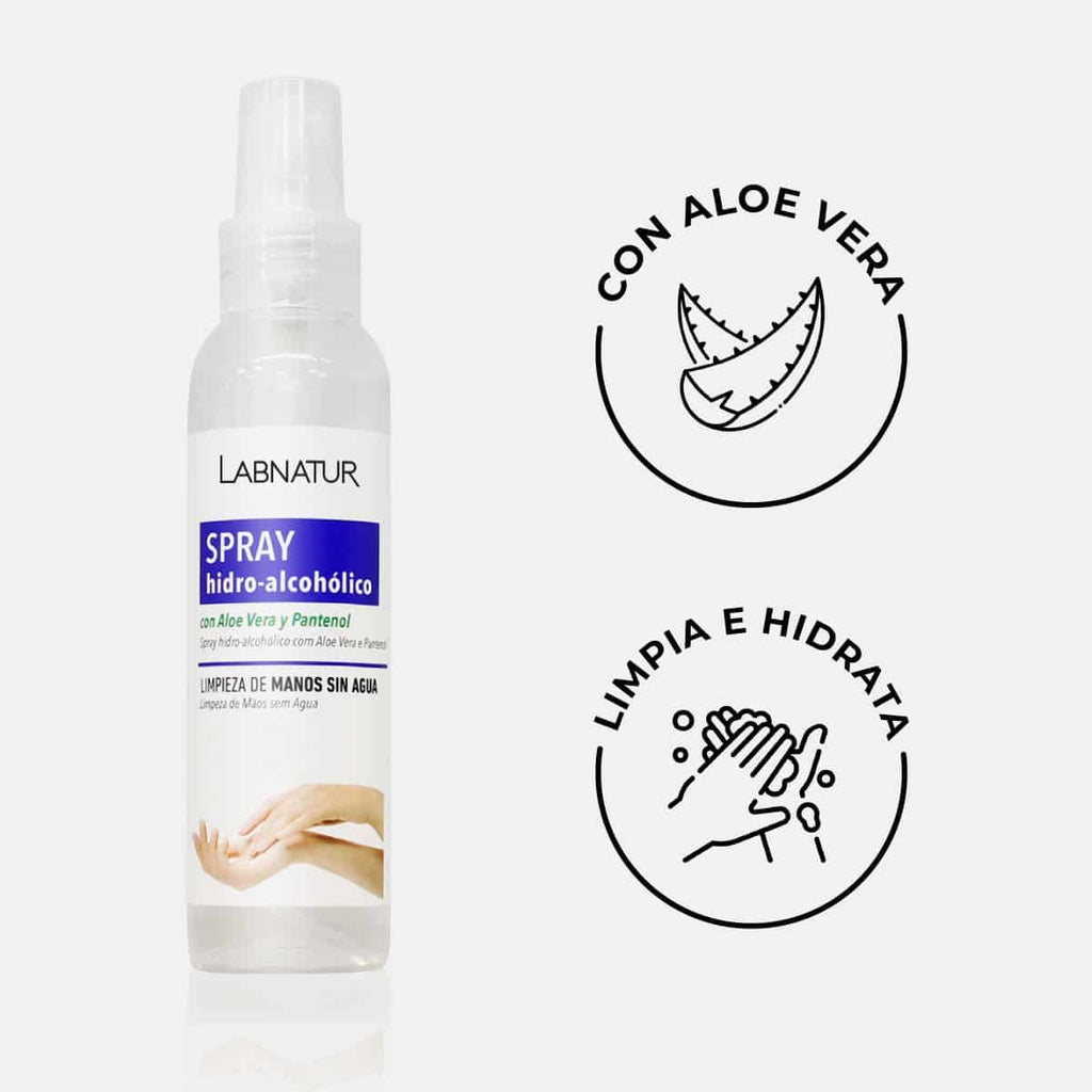 Labnatur Spray Higienizante de Manos con Aloe Vera 125ml - LABNATUR BIO - cosmética