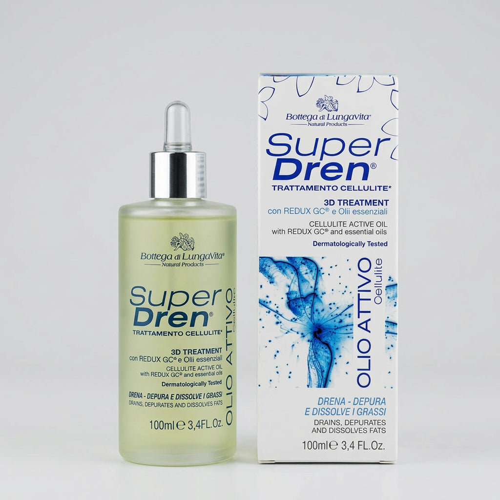 Bottega di Lungavita Super Dren Aceite Activo 100ml - BOTTEGA DI LUNGAVITA - cosmética