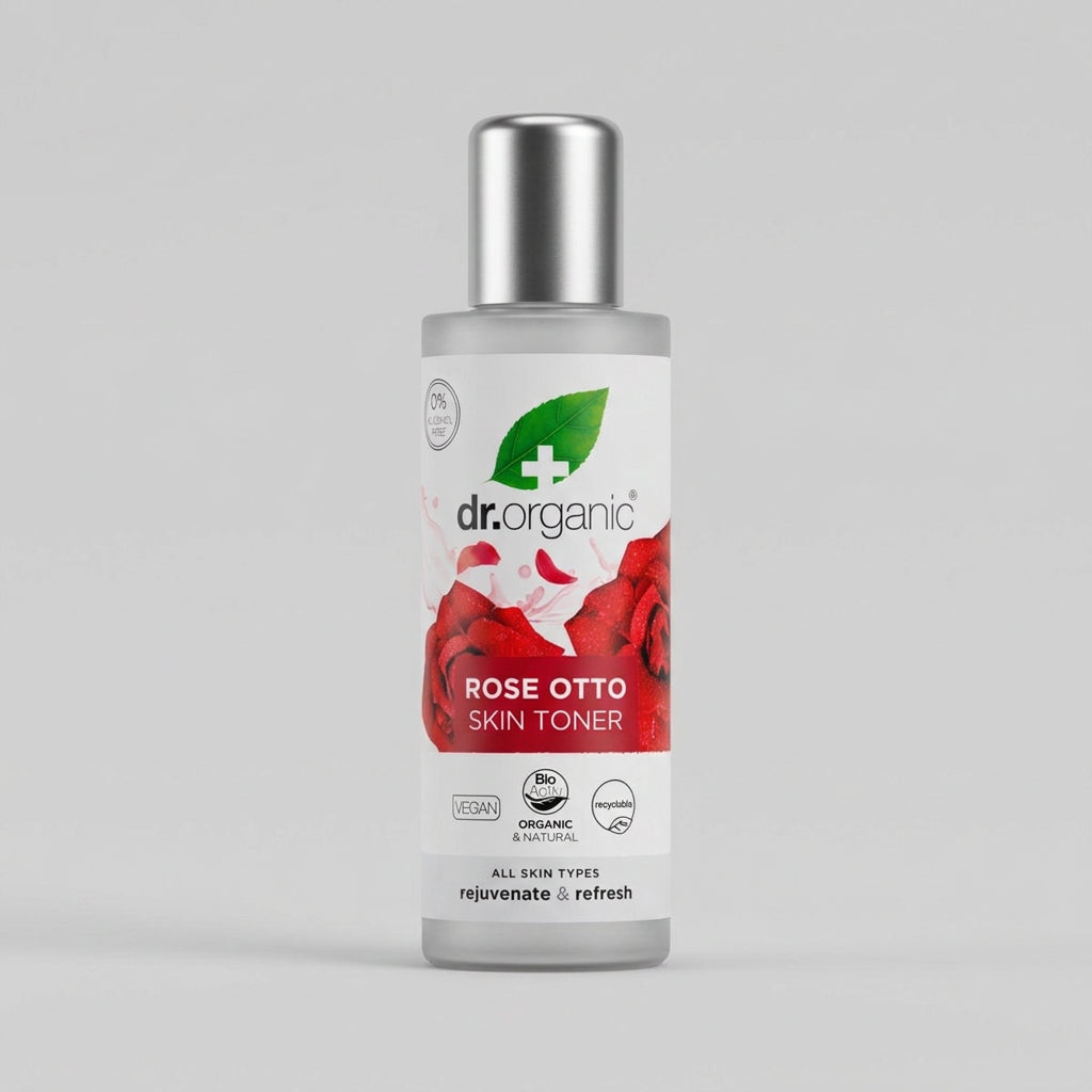 Dr. Organic Loción Facial de Rosa de Damasco 150ml - DR. ORGANIC - cosmética natural