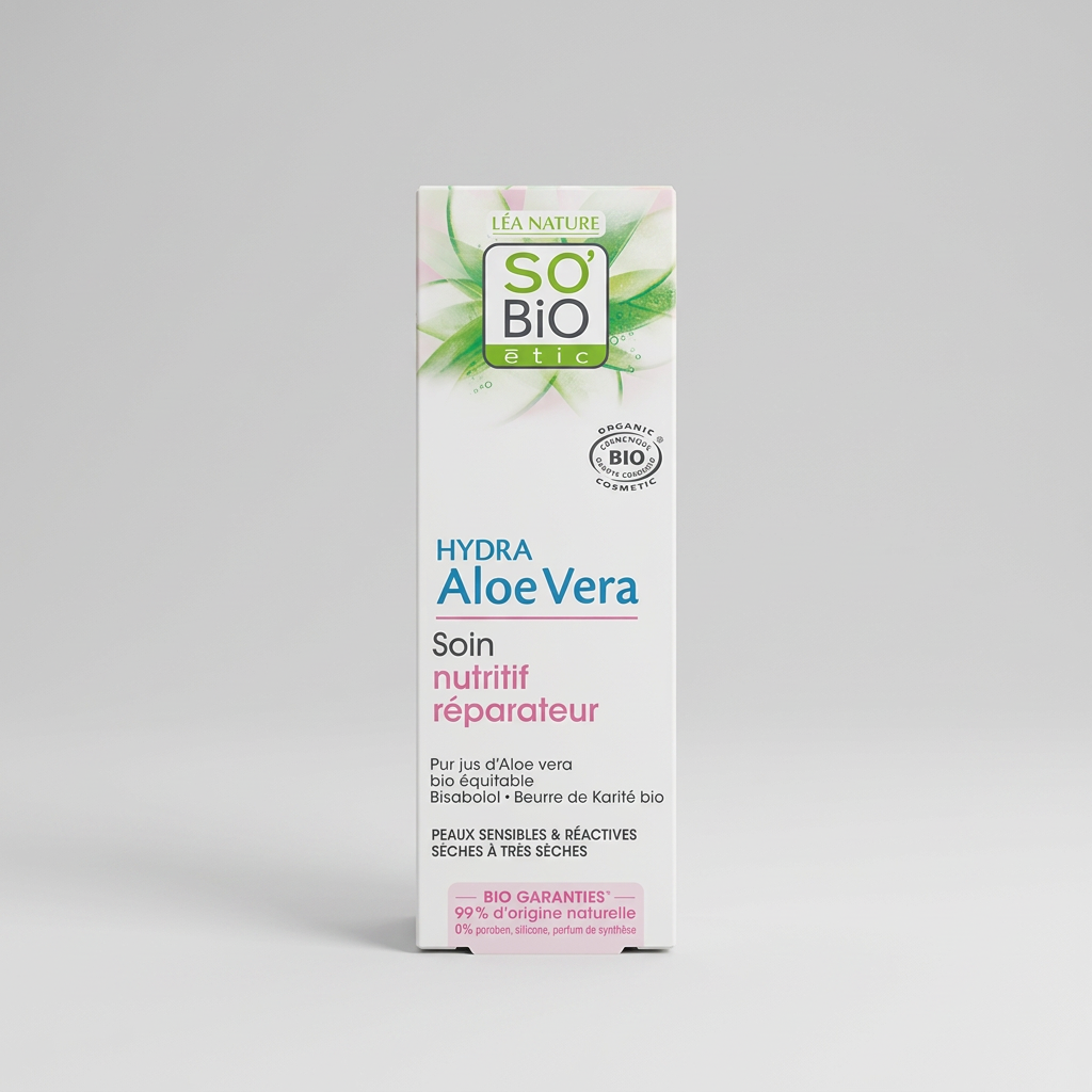 SO'BiO étic Crema Nutritiva de Bisabolol y Aloe Vera 50ml - SO'BIO ETIC - cosmética natural