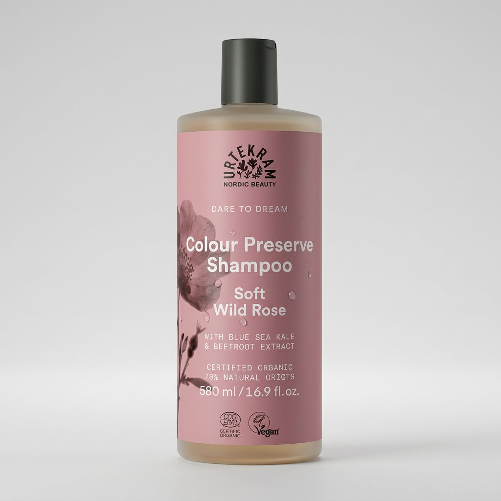 Urtekram Champú Soft Wild Rose Cabello Teñido 500ml