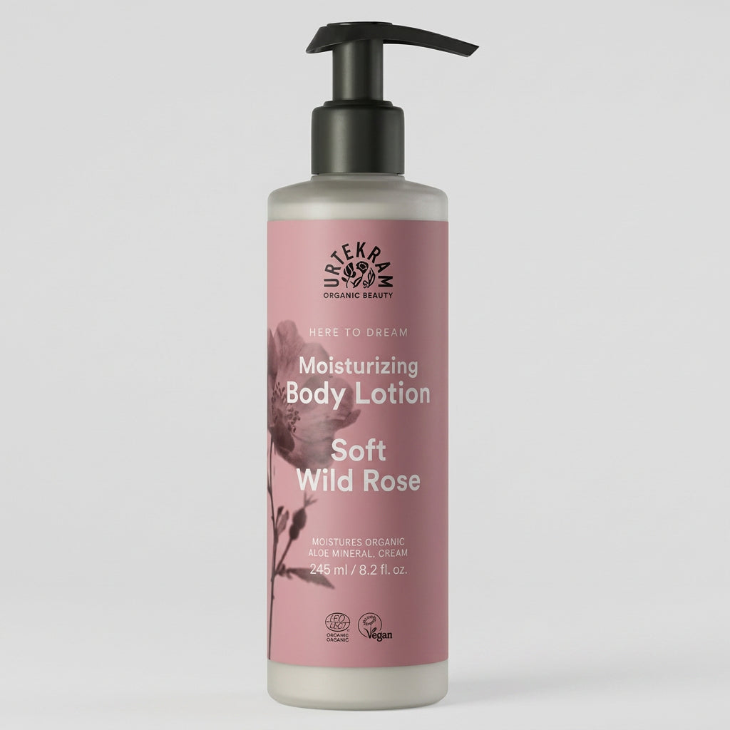 Urtekram Loción Corporal de Rosa Silvestre Soft Wild Rose 245ml