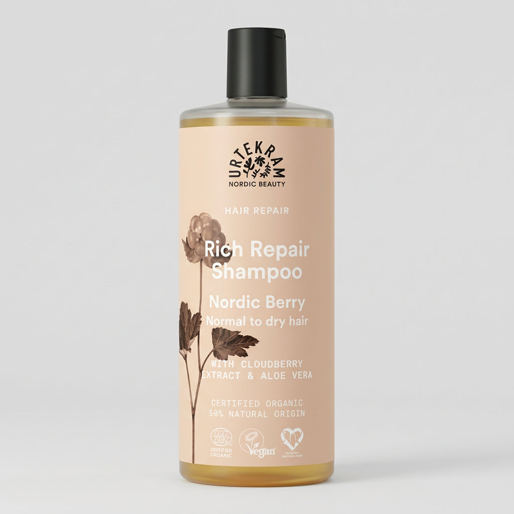 Urtekram Champú Nordic Berry Rich Repair Cabello Seco 500ml