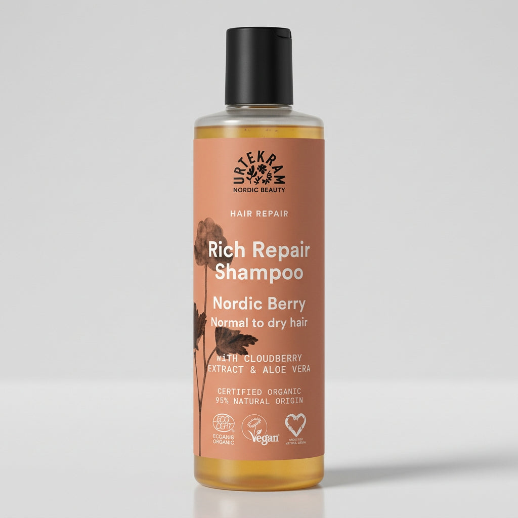 Urtekram Champú Nordic Berry Rich Repair Cabello Seco 250ml