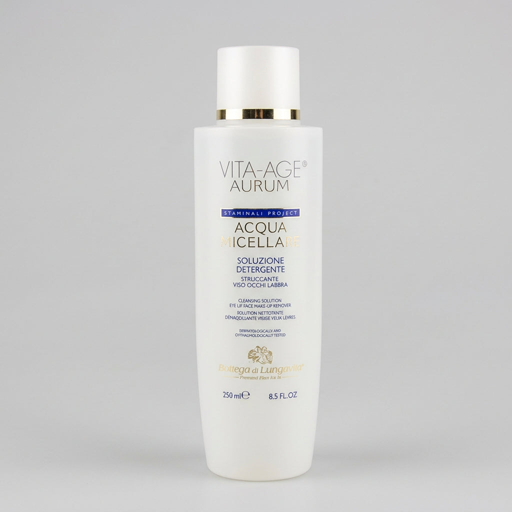 Bottega di Lungavita Vita-Age Aurum Agua Micelar 250ml - BOTTEGA DI LUNGAVITA - cosmética
