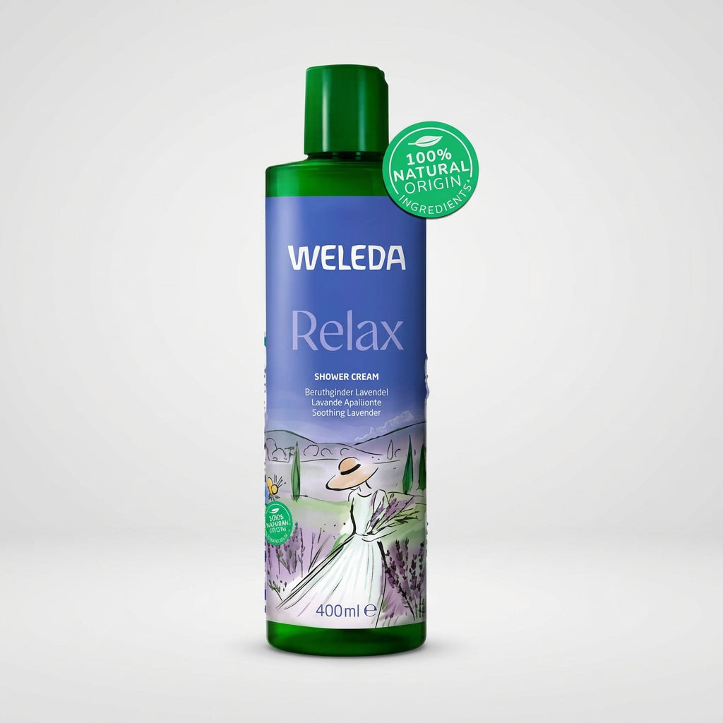 Weleda Gel de Ducha Cremoso Lavanda 400ml - WELEDA - cosmética natural